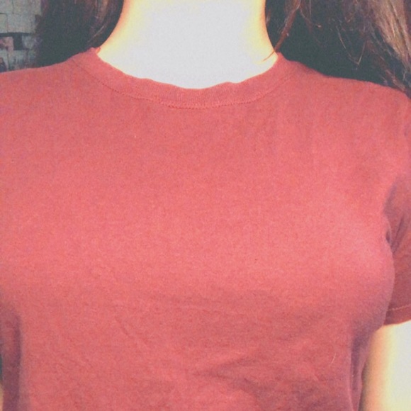Burgundy plain shirt - Picture 1 of 1